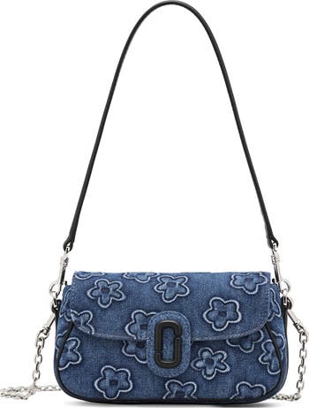 Marc Jacobs The Puffy Daisy Denim Clover Shoulder Bag 