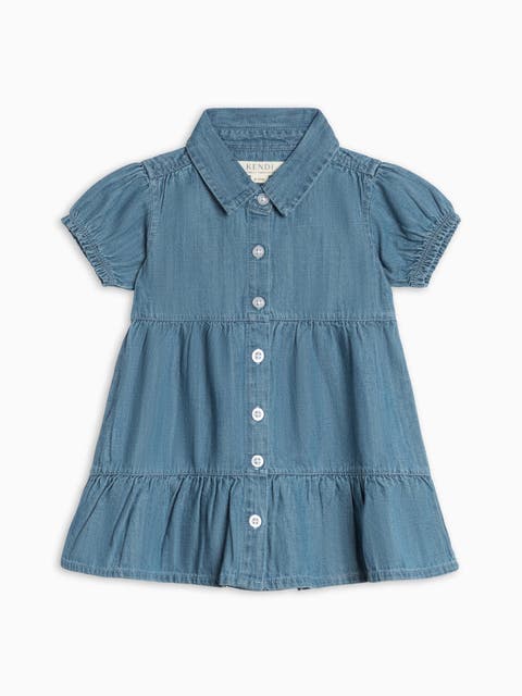 Organic Milly Chambray Shirt Dress (Toddler & Little Kids)