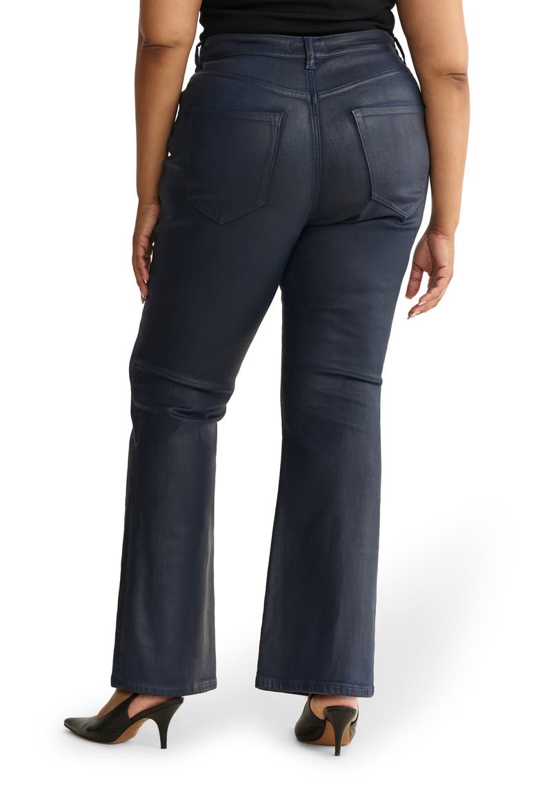NAO Coated High Waist Bootcut Jeans, Alternate, color, COATED SHALLOWS
