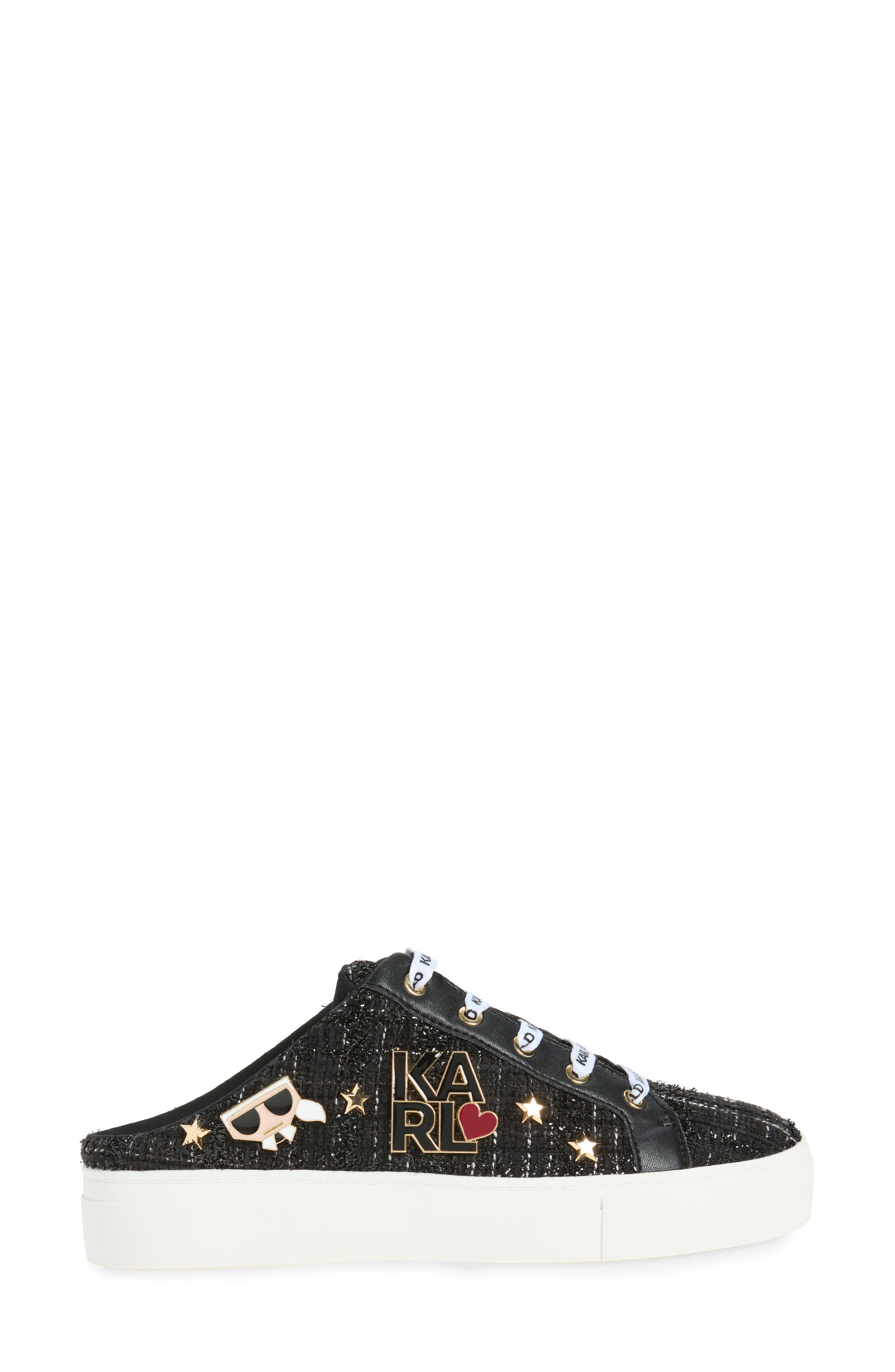 Cammy Sneaker Mule, Alternate, color, BLACK