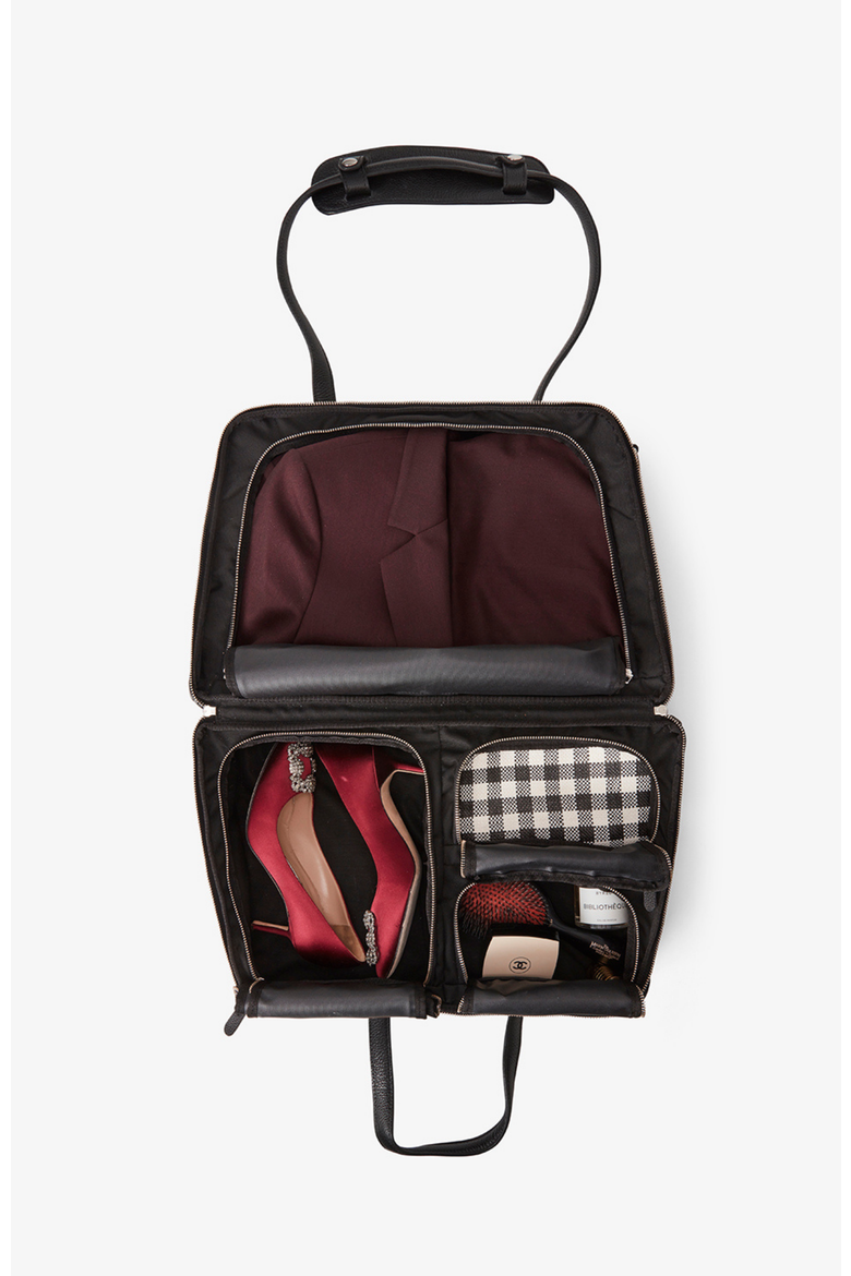24 Hour Suitcase, Alternate, color, Black/Silver