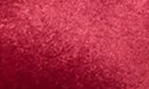Bardot Morgan Long Sleeve Velvet Faux Wrap Dress In Burgundy