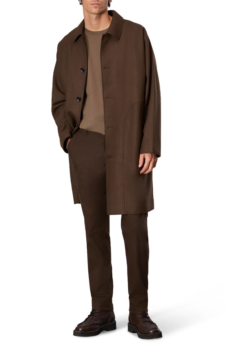 rag & bone Standard Cotton Blend Flannel Chinos, Alternate, color, Army