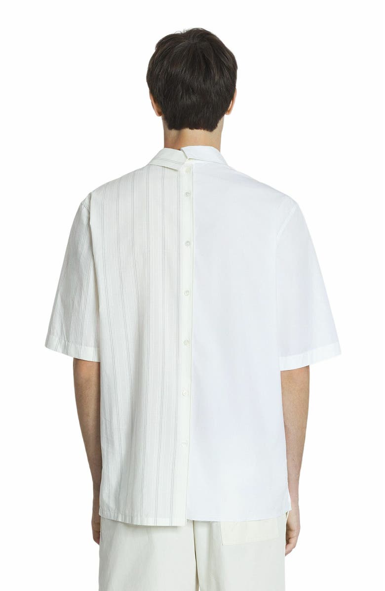 Lanvin Printed Asymmetric Shirt, Alternate, color, 