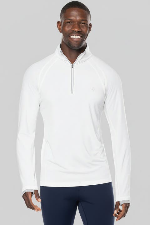 Men's Half-Zip Rash Guard - UPF 50+ Sun Protection - Ultimate