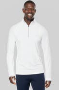 Coolibar Men's Half-Zip Rash Guard, UPF 50+ Sun Protection, Ultimate