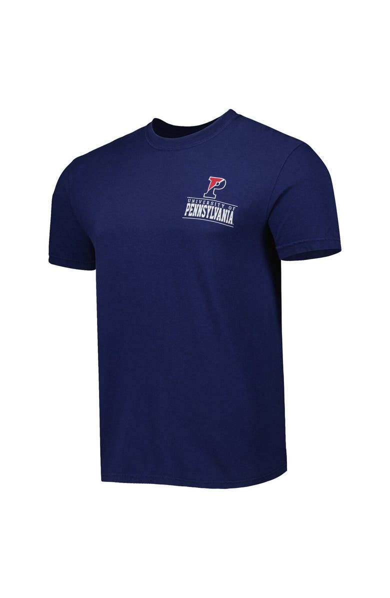 IMAGE ONE Men's Navy Pennsylvania Quakers Logo Campus Icon T-Shirt, Alternate, color, 