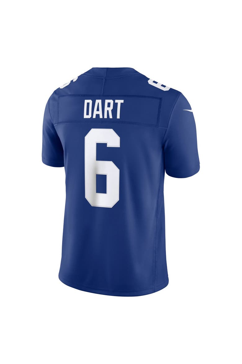 Men's Nike Jaxson Dart Royal New York Giants Team Vapor F.U.S.E. Stitched Limited Jersey, Alternate, color, Royal