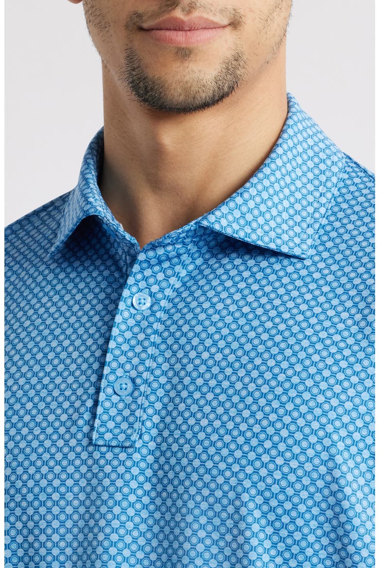XC4® + Cool Degree™ Geo Print Performance Golf Polo, Alternate, color, GEO CIRCLE/BLUE