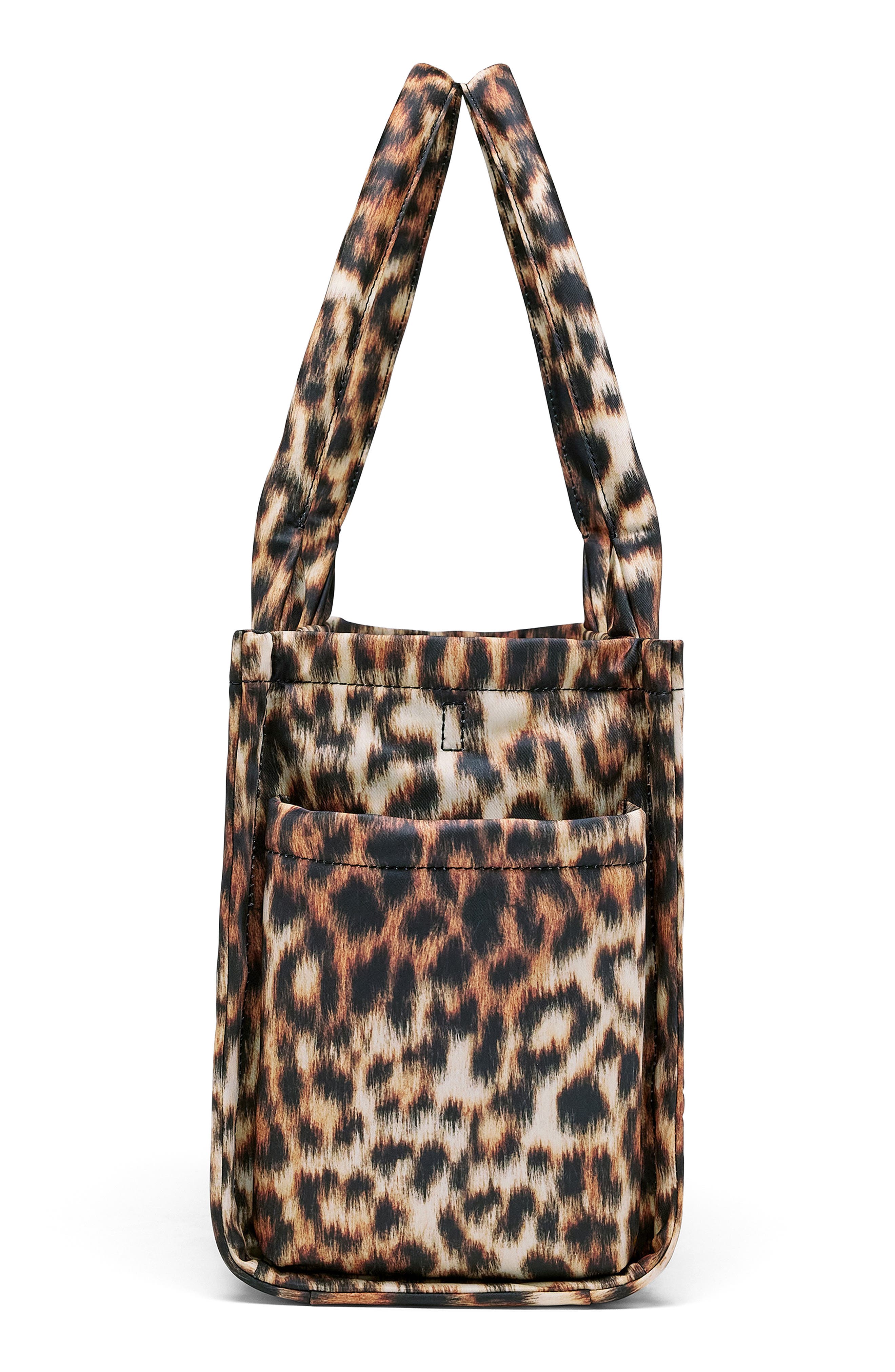 The Medium Tote Leo Puffy Nylon Tote, Alternate, color, BROWN MULTI