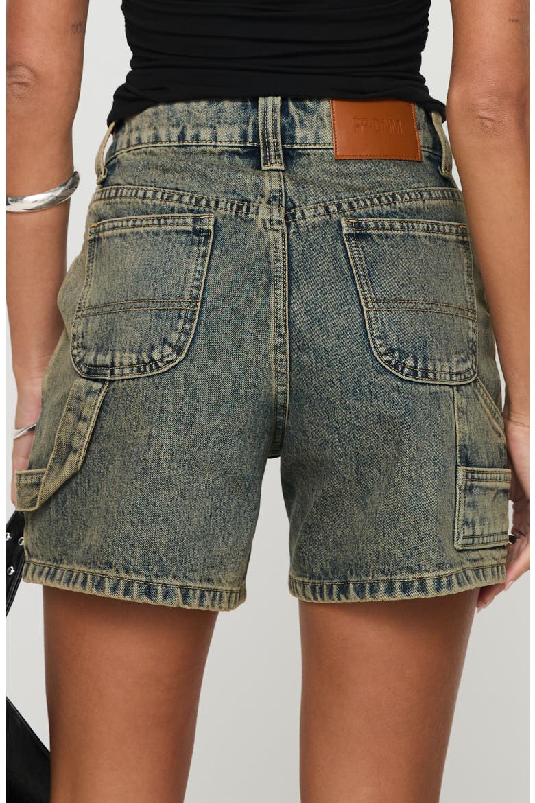 Lou Denim Carpenter Shorts, Alternate, color, BLUE