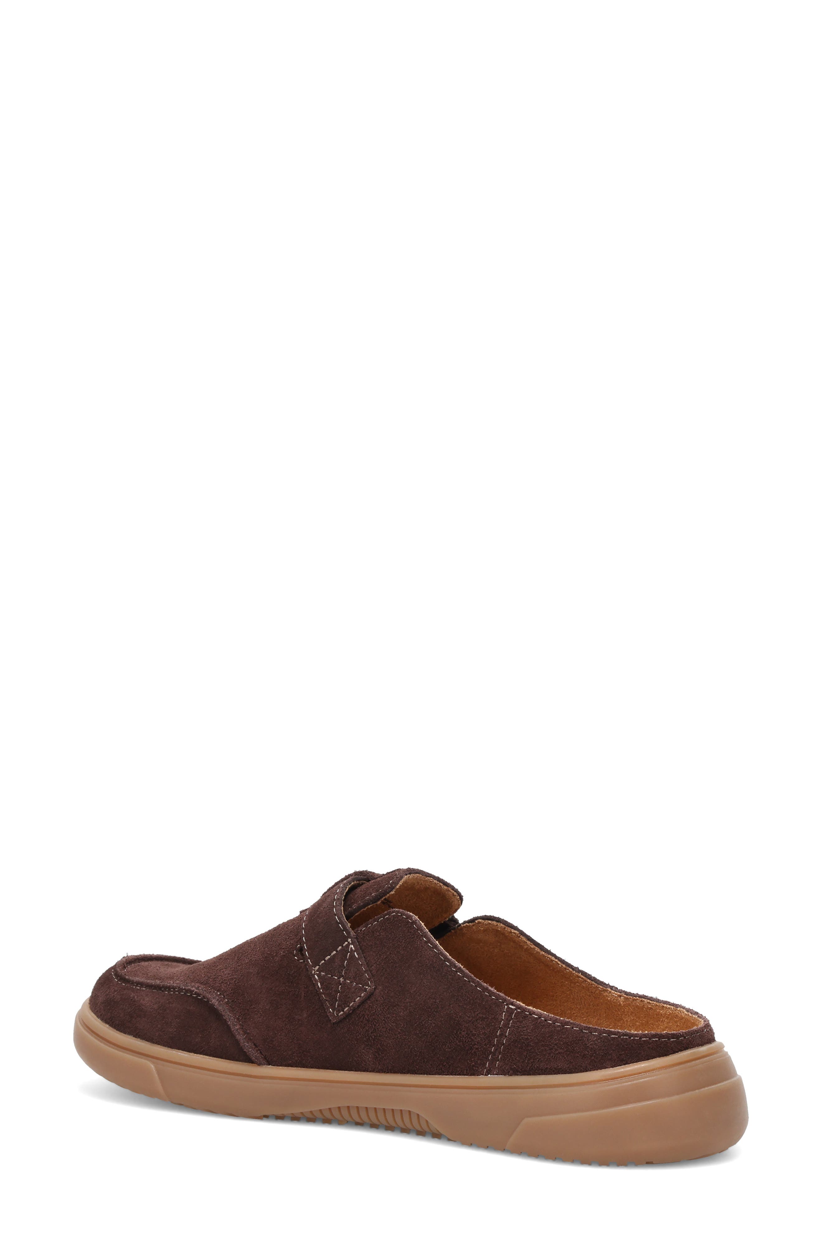 Trivia Leather Mule, Alternate, color, COCOA SUEDE