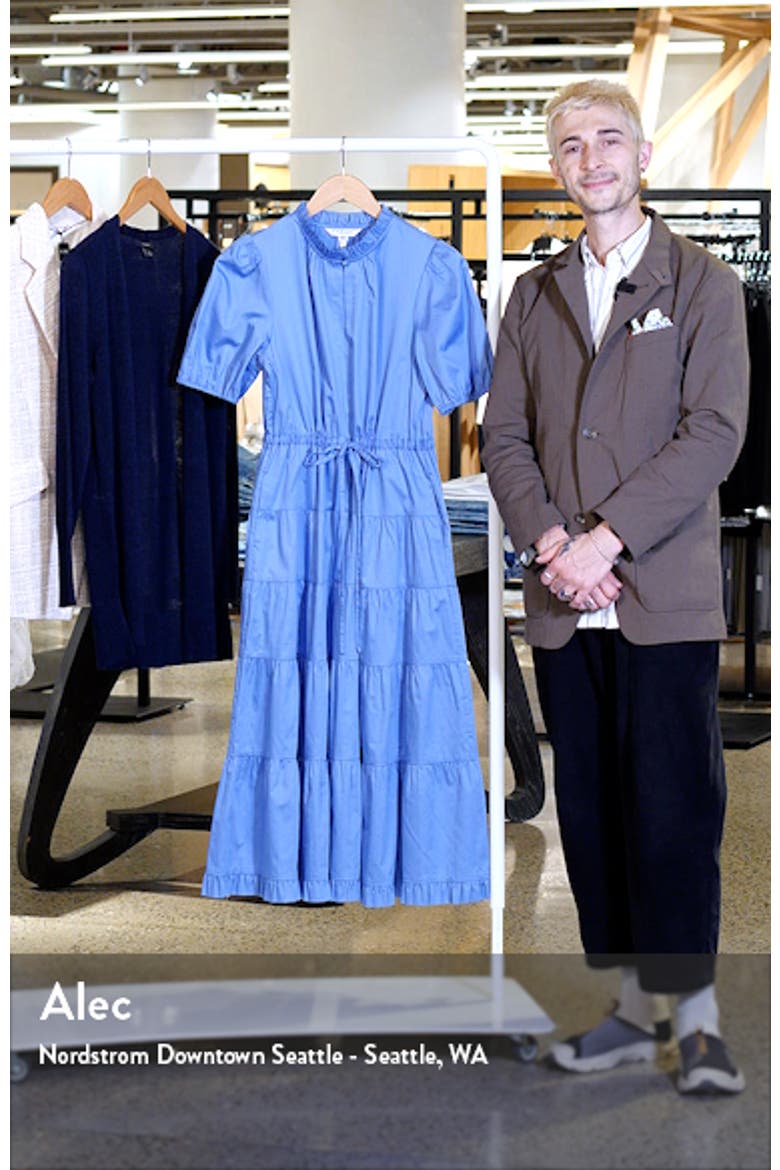 Hedy Tiered Cotton Midi Dress video