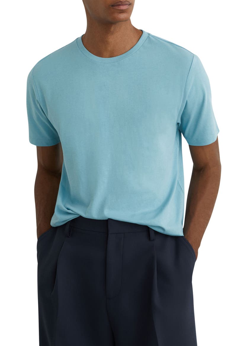 Bless Cotton T-Shirt, Main, color, SEA BLUE