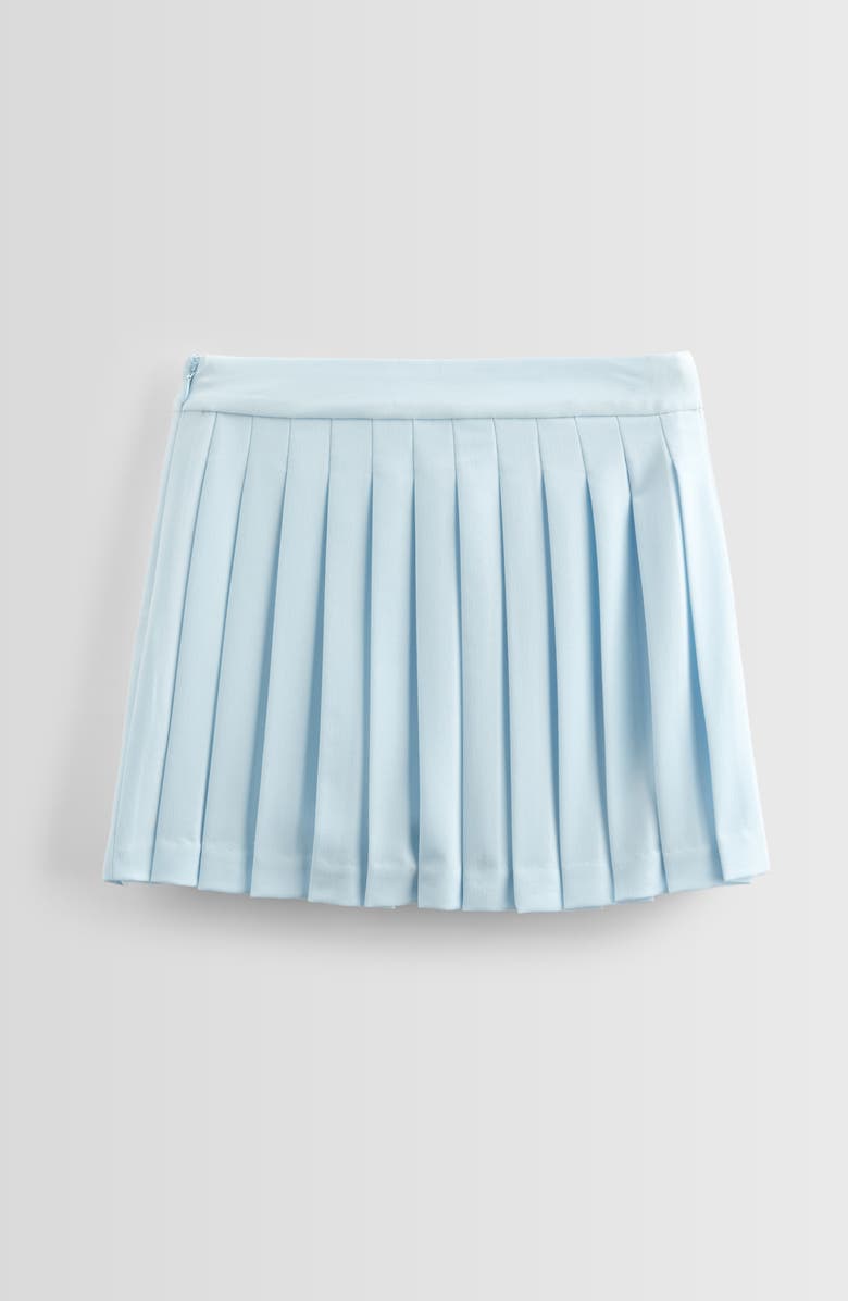Nordstrom Kids' Pleated Skort, Alternate, color, Blue Delicate