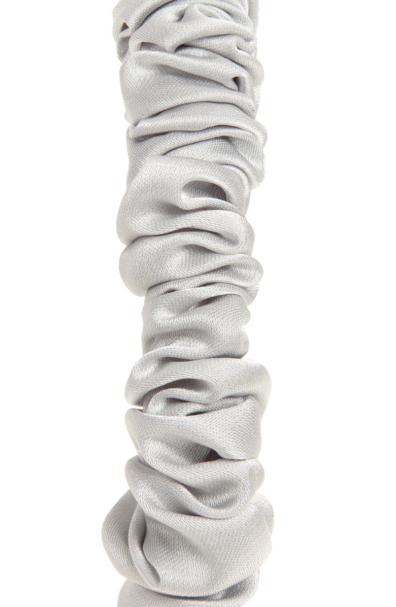 L. Erickson Sina Ruched Headband, Alternate, color, Silver