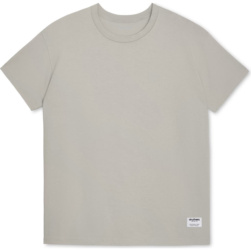 Druthers NYC Heavyweight Organic Cotton T-Shirt in Chateau Grey  product