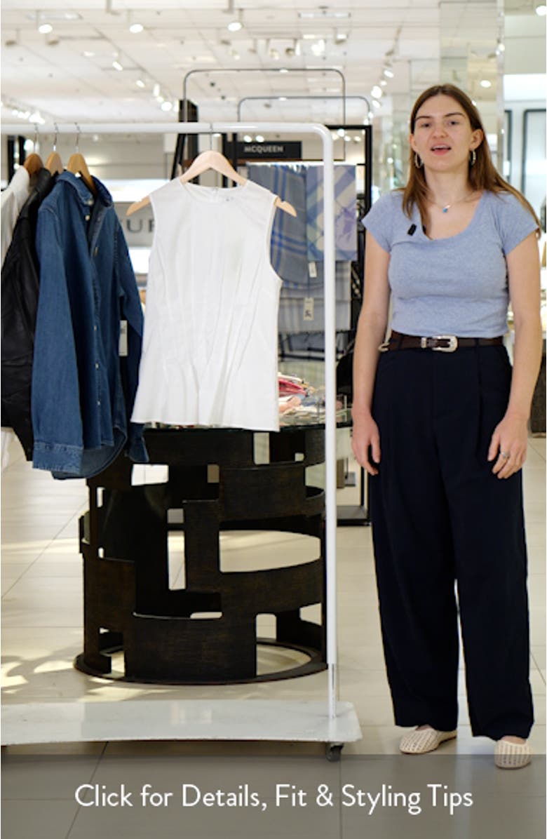Pleated Sleeveless Top, sales video thumbnail