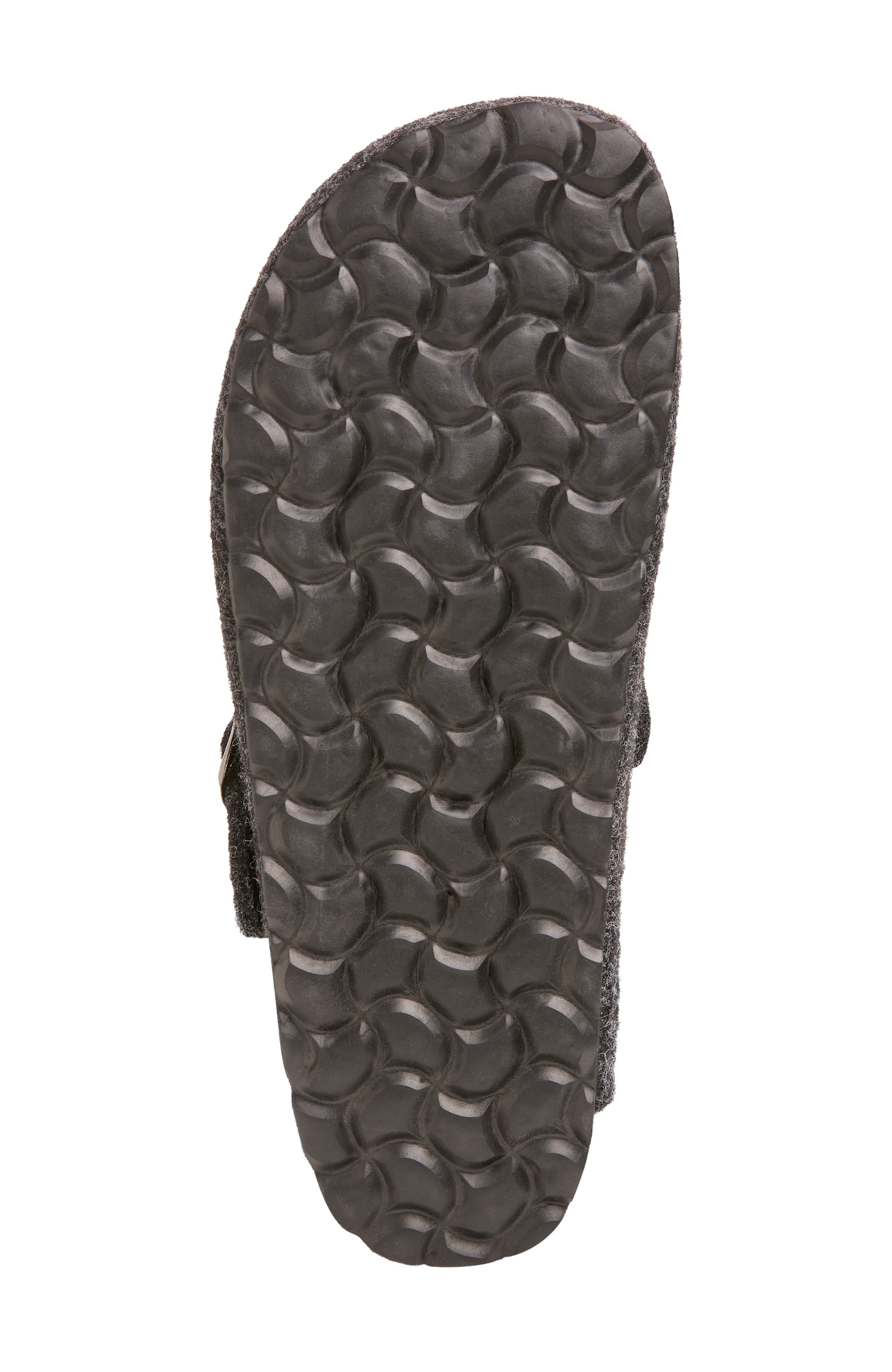 Celtic & Co. Felt Buckle Clog, Alternate, color, Charcoal