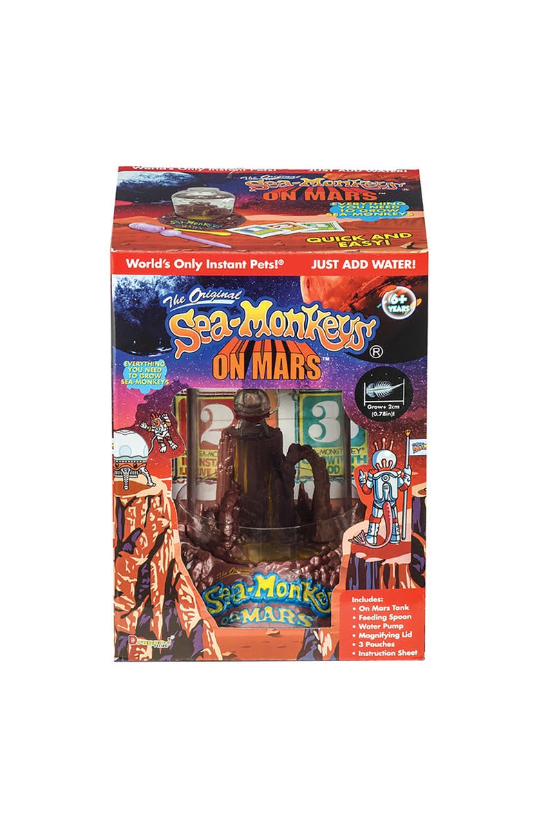 Schylling Original Seamonkeys On Mars Kit Everything You Need To Hatch Sea Monkeys!, Alternate, color, Multicolored
