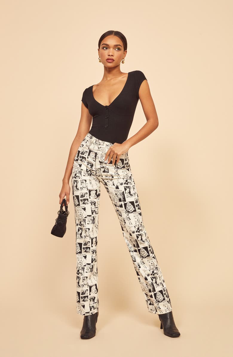 Reformation Marten Bodysuit, Alternate, color, 