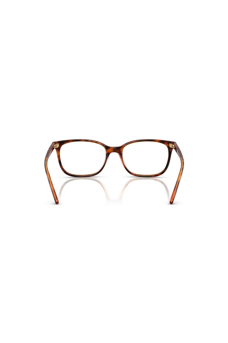 51mm Rectangle optical glasses, Alternate, color, Brown