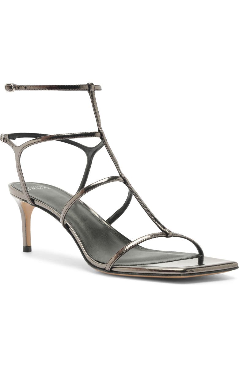 Alexandre Birman Amanda Cage Sandal, Main, color, Graphite