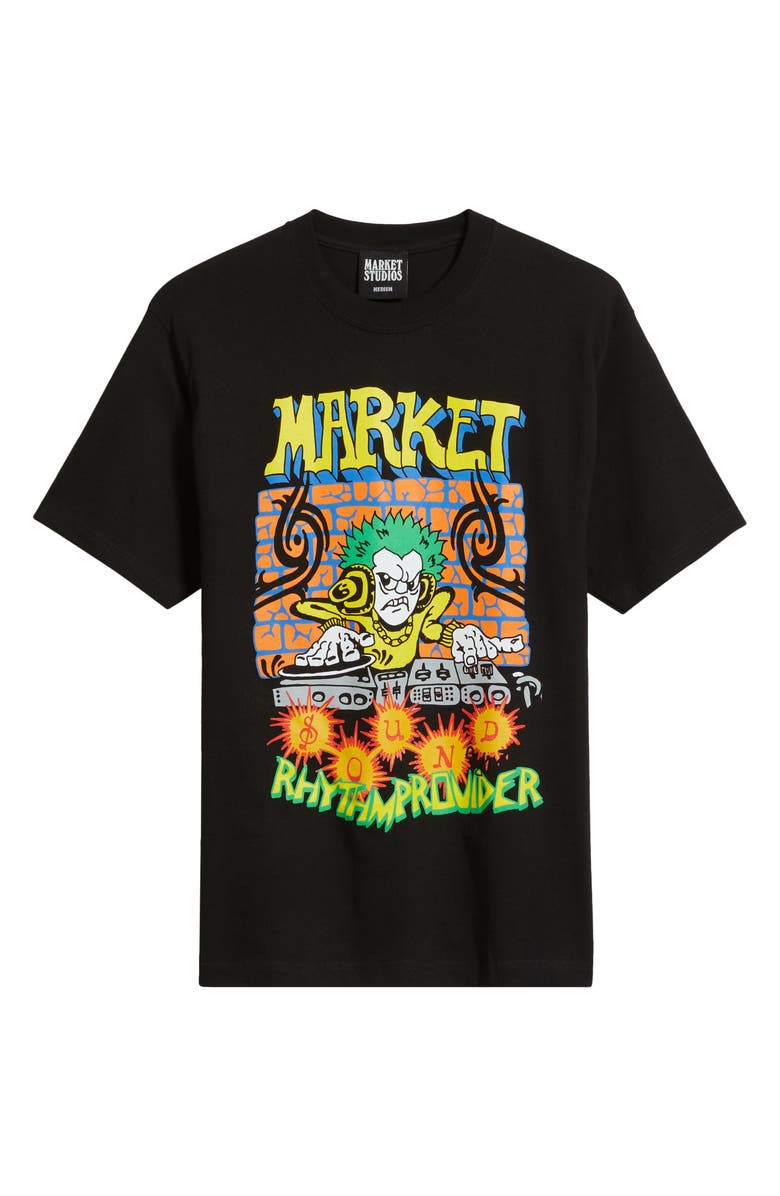 MARKET Rhythm Graphic T-Shirt, Alternate, color, Jet-Black