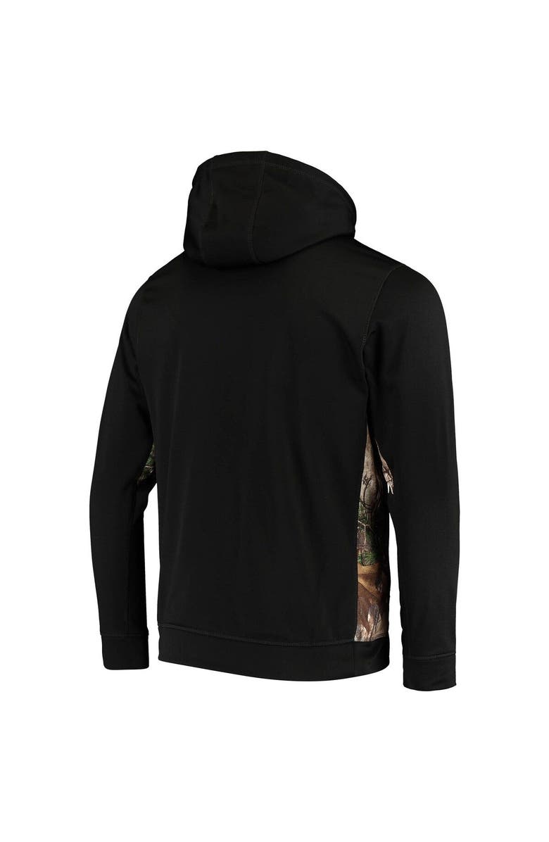 DUNBROOKE Men's Dunbrooke Black/Realtree Camo Los Angeles Rams Decoy Tech Fleece Full-Zip Hoodie, Alternate, color, Black