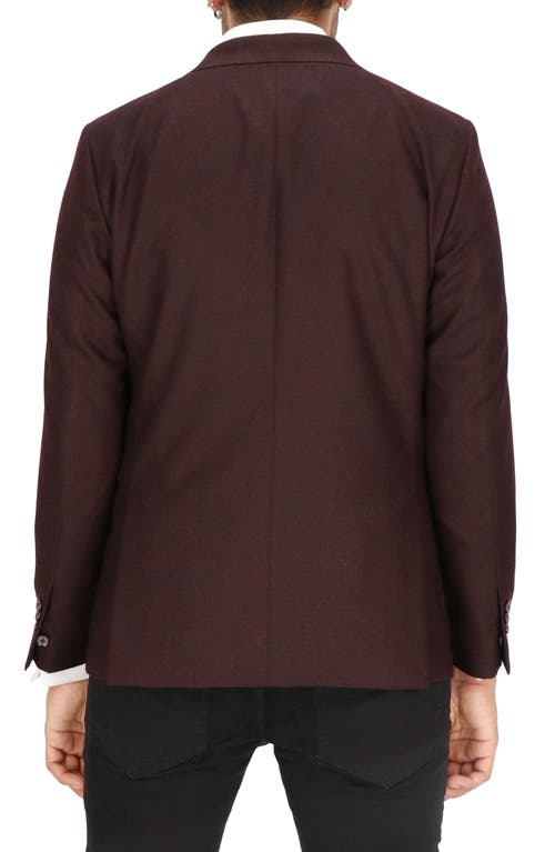 Scotch & Soda Wool Sportcoat In Wine
