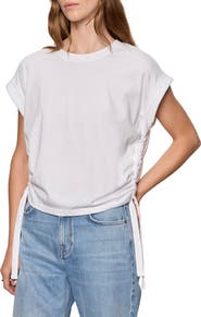 Sanctuary All Day Side Tie Organic Cotton Blend T-Shirt