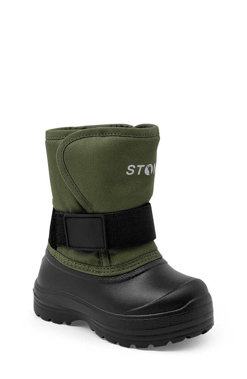 Stonz Kids' Trek Snow Boot In Cypress