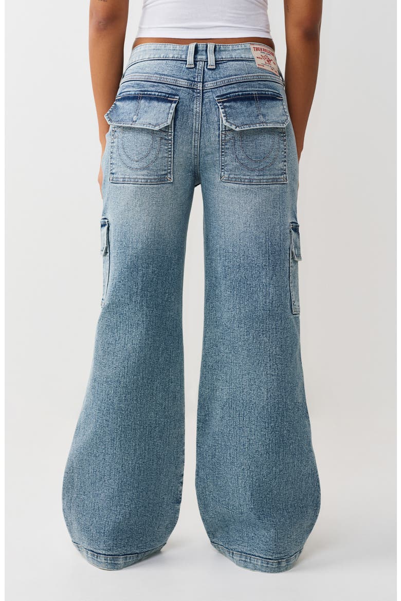Bobbi Baggy Cargo Jeans, Alternate, color, LIGHT ODYSSEY WASH