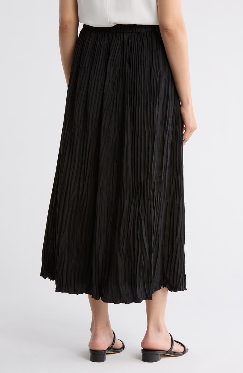 Eileen Fisher Silk Pleated Maxi Skirt, Alternate, color, 