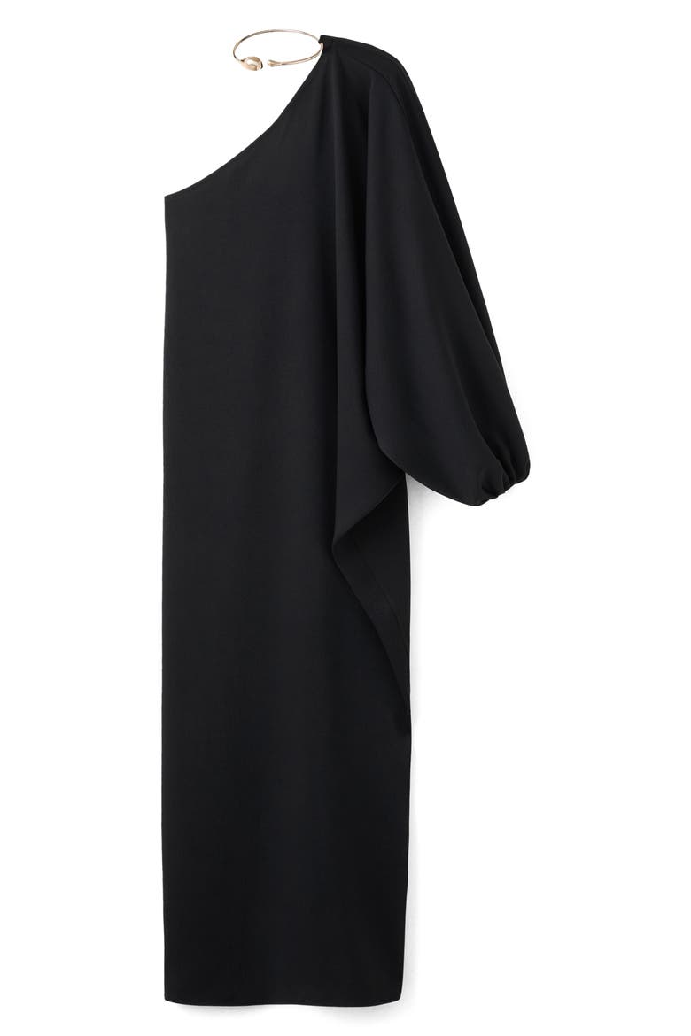 one shoulder maxi dress long sleeve Black Ruched Mesh One Shoulder Long Sleeve Maternity Maxi Dress PinkBlush
