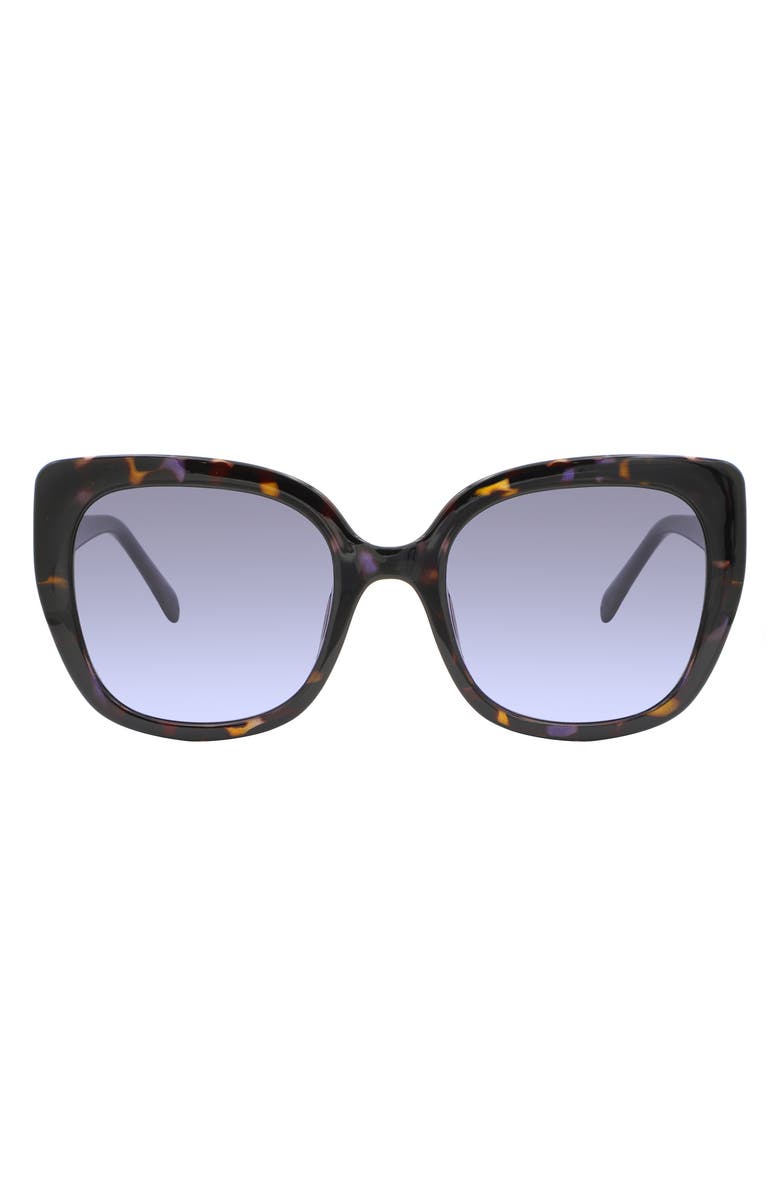 Kate Spade New York shaina 56mm oversize square sunglasses, Main, color,