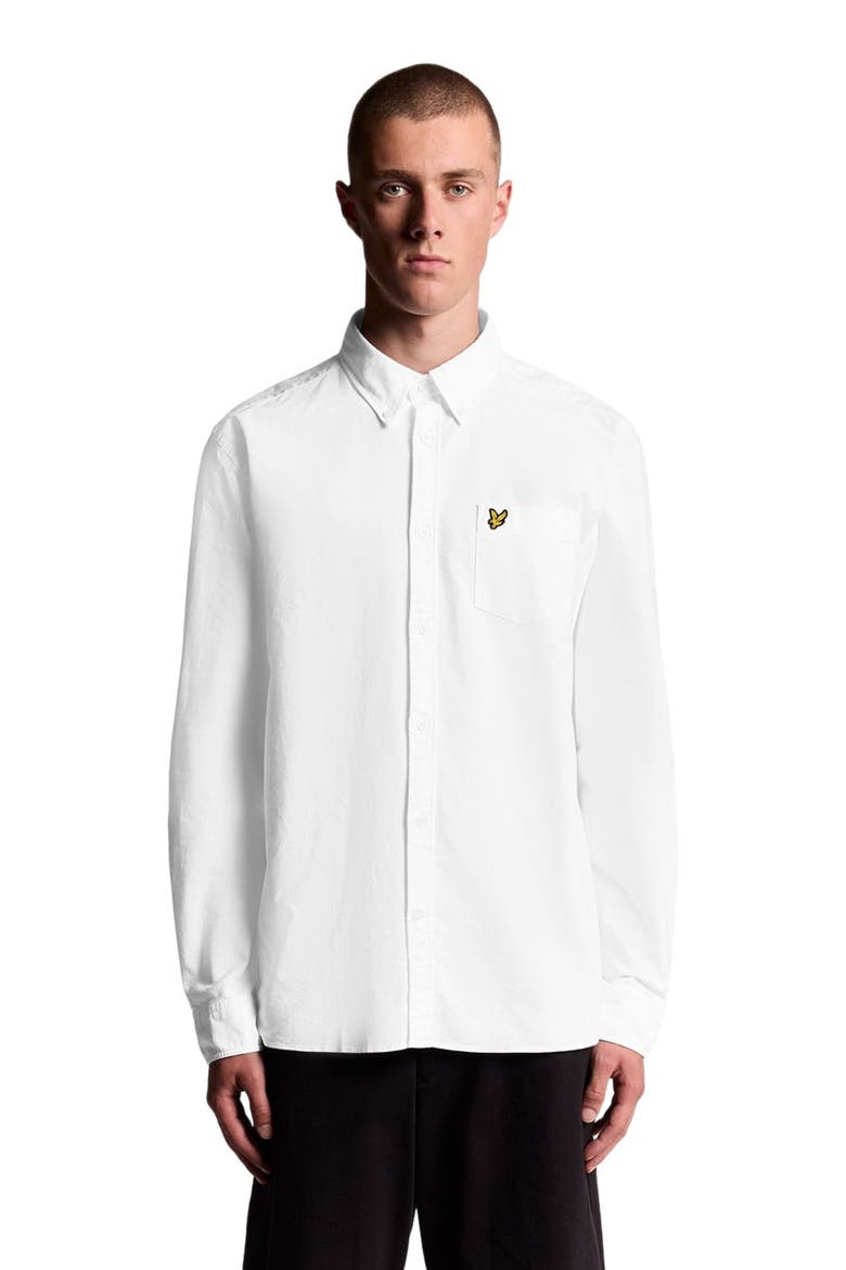 Plain Oxford Shirt, Alternate, color, White