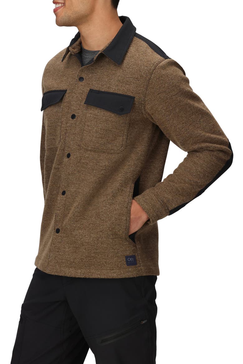 Ranger Shirt Jacket, Alternate, color, COYOTE HEATHER