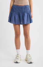 BP. Drop Waist Flare Cotton Skort