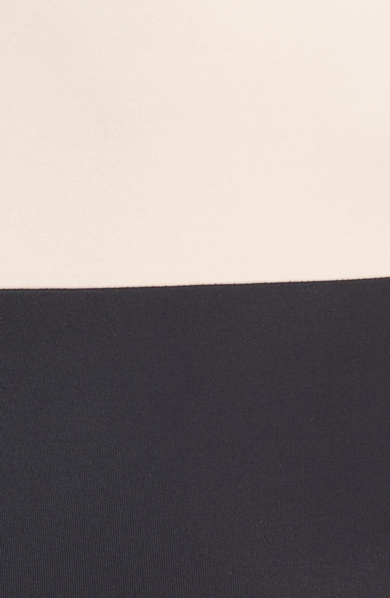 Topshop Scallop One-Piece Swimsuit, Alternate, color,