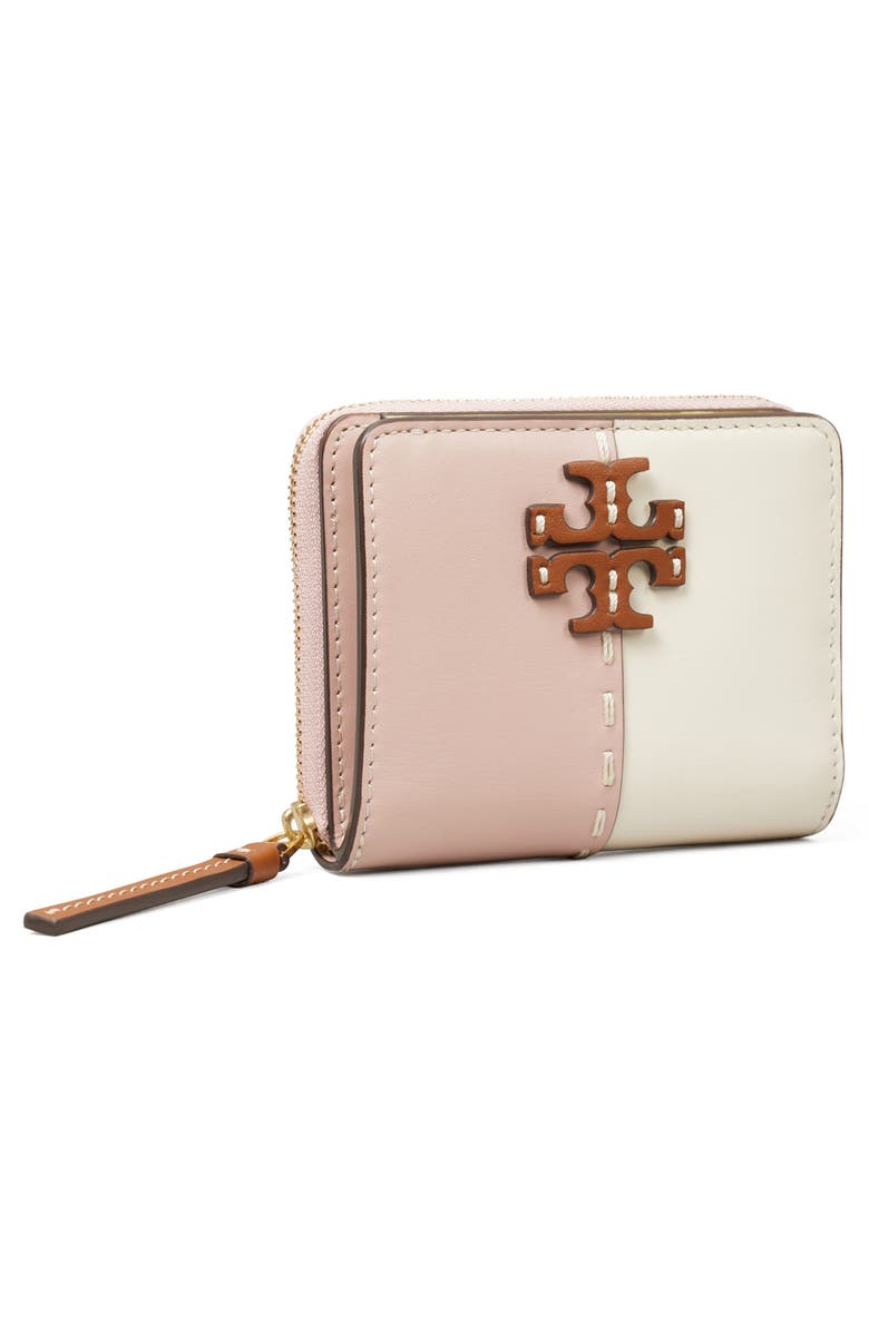 Tory Burch McGraw Leather Bifold Wallet, Alternate, color,