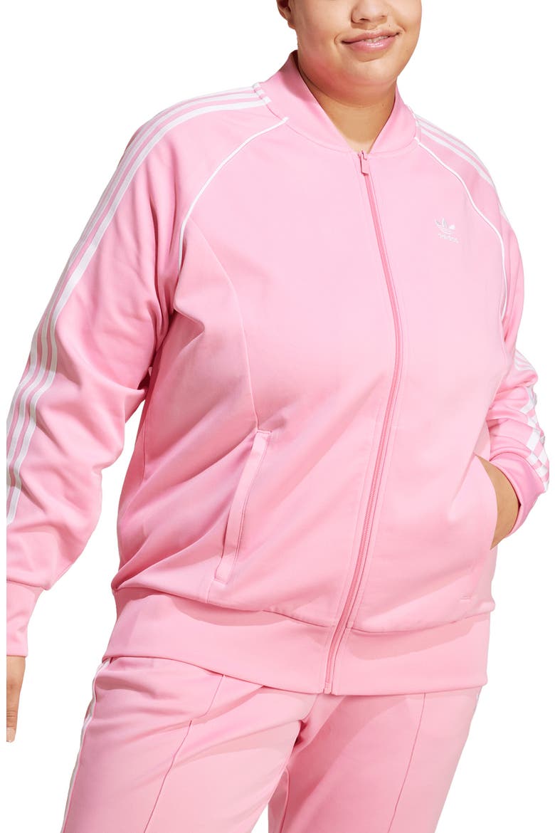 Adicolor Superstar Lifestyle Track Jacket, Main, color, BLISS PINK