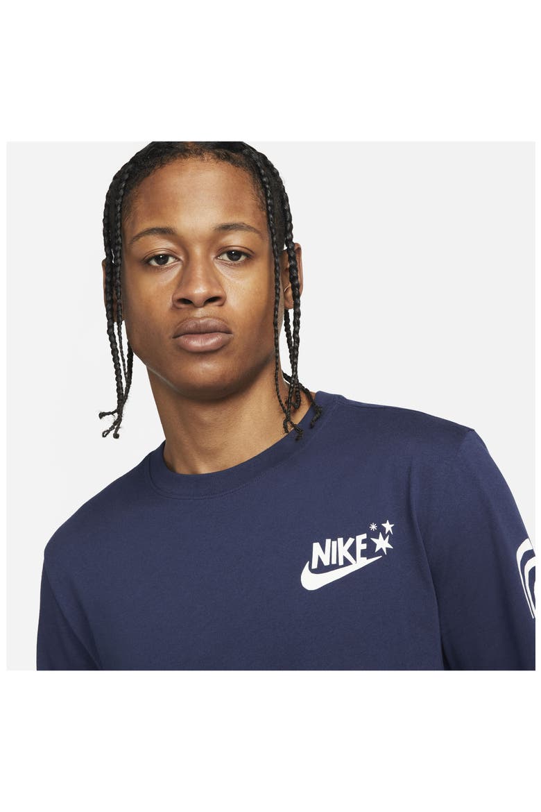 Have a Nike Day Long Sleeve Graphic Tee, Alternate, color, MIDNIGHT NAVY
