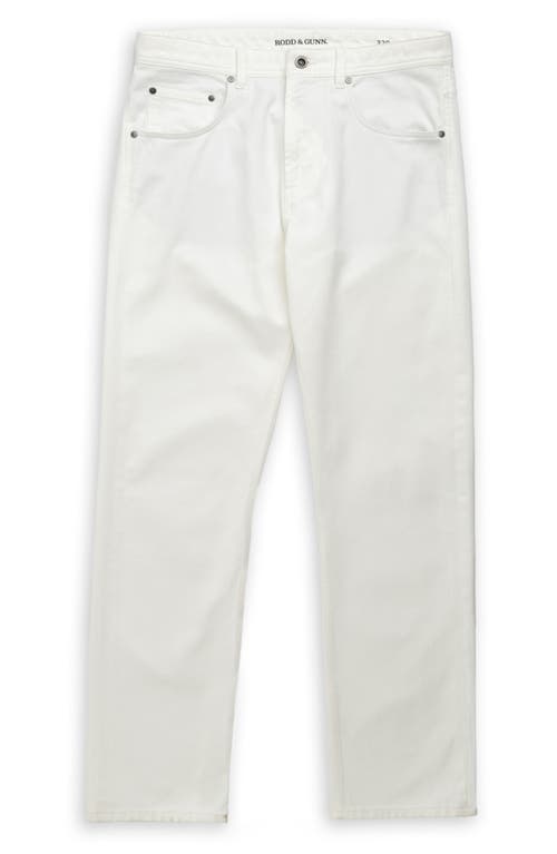Rodd & Gunn Motion 2 Straight Fit Stretch Jean In Stark White