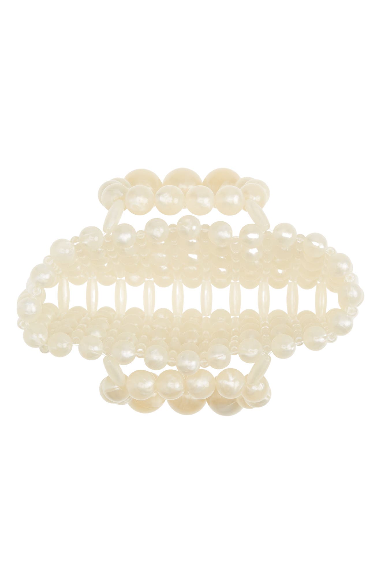 Cult Gaia Cora Beaded Handbag, Alternate, color, 