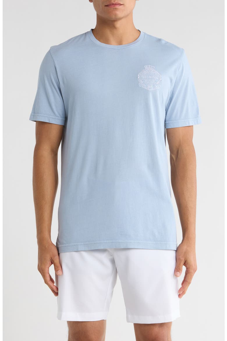 Golf Club Graphic T-Shirt, Main, color, DUSTY BLUE
