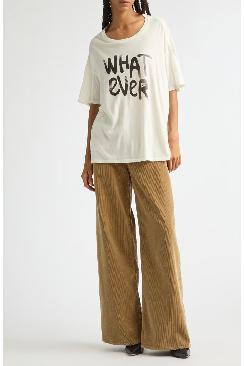 Whatever Relaxed Graphic T-Shirt, Alternate, color, OFF WHITE