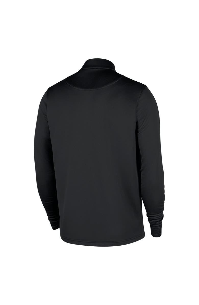 Nike Men's Nike Black Philadelphia 76ers 2025/26 Authentic Coaches Quarter-Zip Dri-Fit Top, Alternate, color, Black