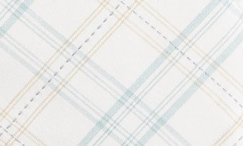 Design Imports Cottontail Garden Plaid Tablecloth In White