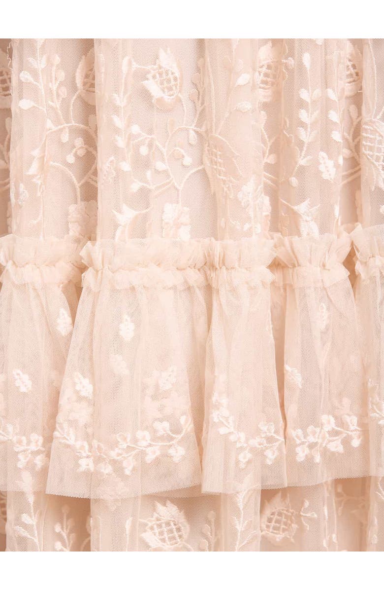 Needle & Thread Primrose Gown, Alternate, color, Cream